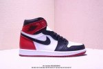Air Jordan 1 Retro High Og ”Black Toe“ 黑脚趾 同价区间无对手 性价比触顶 东莞大厂极限压缩利润 国内顶级头层皮料订染 用