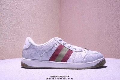 真标Gucci Distressed Screener Sneaker 怀旧版 原版做旧 古驰小脏鞋系列 xm0529Q750