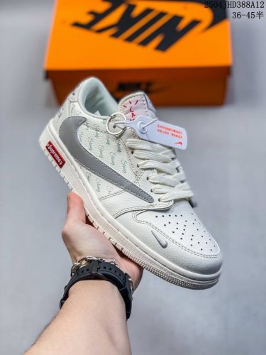 海外爆款限量发售！公司级 Travis Scott X Fragment Design X Jordan Air Jordan 1 Low Og Sp Lv联名