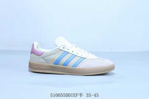 阿迪达斯Adidas Originals Gazelle Esquisite Gucci 德训 羚羊系列低帮复古百搭休闲运动板鞋米白蓝 货号 Jq0010 5