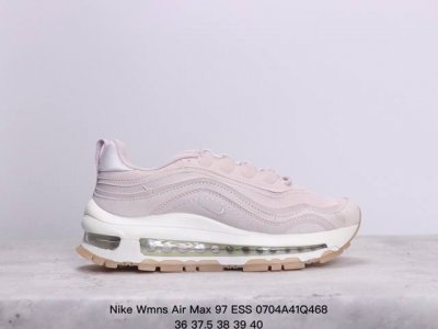真标耐克nike Wmns Air Max 97 Ess”White Blue Red“子弹头复古气垫百搭休闲运动慢跑鞋 货号：Fb4496 300 尺码：36
