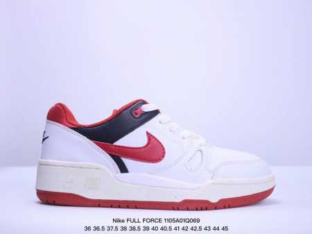 耐克Nike FULL FORCE LO扣篮系列低帮休闲运动滑板板鞋采用软质牛剖皮鞋面材质#正确后跟反口里弧度#原厂中底布正确印刷#鞋垫嵌入缓震乳胶+Sole真 - 点击图像关闭