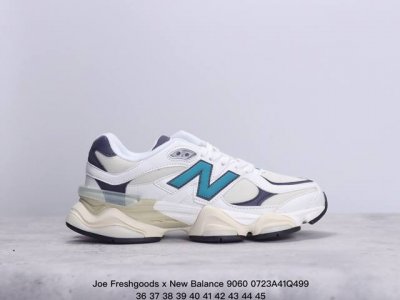 Joe Freshgoods X New Balance Nb9060 联名款 复古休闲运动慢跑鞋 鞋款灵感源自设计师本人对夏日的怀日回忆。鞋面大身由空间双格及
