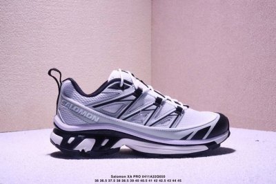 公司级Salomon Xa Pro Xt-6 Ft萨洛蒙户外越野跑鞋 鞋面采用Sensifit贴合技术 全方位贴合包裹脚型 鞋跟部鞋底牵引设计 提供强大的抓地性