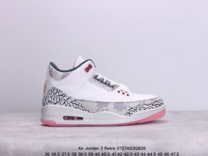 公司级air Jordan 3 Retro 复刻白水泥 Aj3 乔丹3代 Aj3 乔3 经典复刻白水泥 乔丹篮球鞋系列 鞋身以白色为主调，采用优质皮革材质搭配鞋