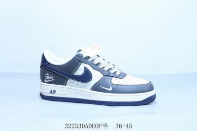 300 耐克 Nike Air Force 1 Af1耐克 低帮 空军一号休闲板鞋 联名 货号 Xs1958-519 322330Adeop半 36-45