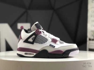 头层带半码 Air Jordan Aj4 Retro 大厂出品 原纸板楦头开发 定制优质皮料 完美鞋型匹配公司货 正确Tpu鞋舌锁扣 最新原厂底模 大底卡色咬花