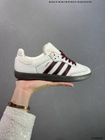 真标阿迪达斯三叶草Adidas Originals Samba Og桑巴舞系列绅士德训足球风百搭低帮休闲运动板鞋 货号:Ig1987 尺码:36 36.5 37