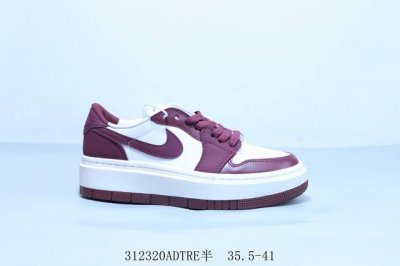 170 耐克Nike W Air Jordan 1 低帮厚底复古文化休闲运动篮球鞋 货号 Dh7004-100 312320Adtre半 35.5-41