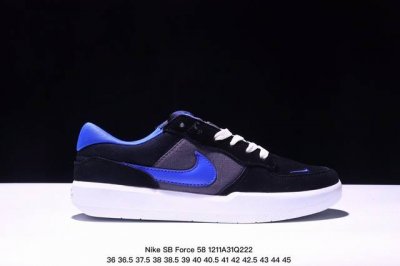 Nike Sb Force 58经典舒适低帮板鞋男女同款黑色 Xm1211Q222