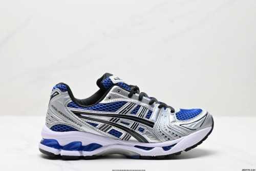 公司级Asics Gel-Kayano 14 公司级版本 亚瑟士运动休闲透气专业跑鞋 采用工程弹性双层再生针织密度鞋面材质 后跟3D可视Gel缓震乳胶物料 升级