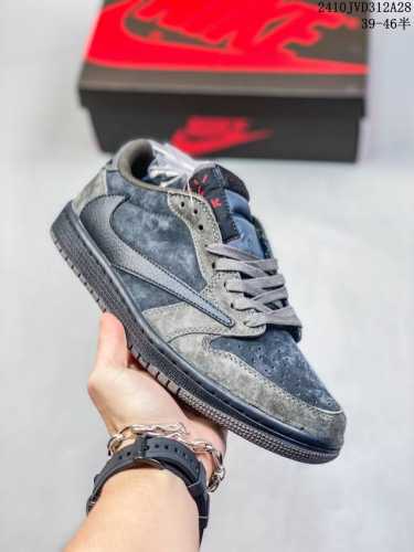 头层公司级真标带半码！ 耐克Nike Air Jordan 1 Mid“ AJ1 乔1代 乔丹一代LV联名定制倒勾低帮系列经典复古文化休闲运动篮球鞋采用头层皮与