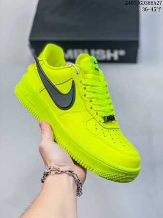 公司级带半码 耐克nike Air Force 1 Low 空军一号 Af1 低帮百搭厚底增高休闲运动板鞋。柔软、弹性十足的缓震性能和出色的中底设计，横跨复古与 - 点击图像关闭