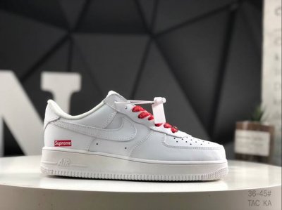 120 真标带半码耐克 Nike Air Force 1"07 Low"White Red"空军一号经典低帮百搭休闲运动板鞋 货号：Cu9225-100 类型：