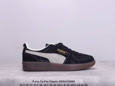 真标彪马 Puma Ca Pro Classic 百搭单品彪马复古休闲鞋经典男女板鞋，搭配精心设计的配色组合，营造浓郁的复古氛围。鞋面打孔细节,提升穿着时的舒适