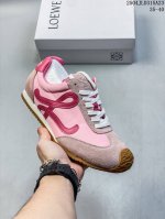 配件丢失扣10元 Loewe罗意威 Ballet Runner 小牛皮 圆头系带 低帮 生活休闲鞋 罗意威全新版大头运动鞋Ballet Runner ，以其独特