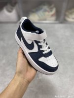 童鞋开学季 耐克童鞋开学季 Nike Court Borough Low 2 低帮小AJ1百搭透气休闲运动板鞋儿童运动篮球鞋 婴童魔术贴运动童鞋开学季，助力小宝