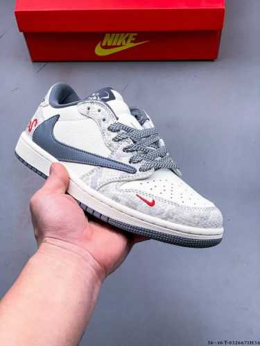 230 公司级头层！耐克Nike Air Jordan 1 Low Aj1乔1 低帮潮流缓运动休闲板鞋。Aj1 低帮拼接 完美版型真头层牛皮# 内置缓震气垫 原