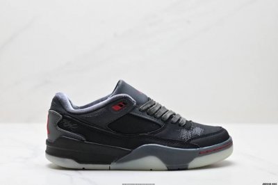 真标Who Decides War X Nike Jordan Flight Court Ate 搭防滑耐磨 低帮 耐克复古篮球鞋 货号:Hq2958-006