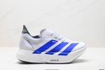 公司级Adidas Adizero Adios pro 4M 马拉松飞线贾卡轻质透气休闲运动跑步鞋 采用双层透气网纱 Flywire动态飞线绑缚鞋面材质 内置Z