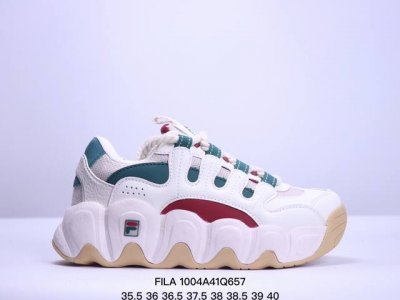公司级 Fila 斐乐 冬新款可颂面包鞋运动跑步鞋 Xm 4Q657