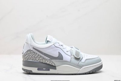 公司级三合一最强合体，多种新配色回归耐克nike Air Jordan Legacy 312 Low”White Grey Fog Blue Red“乔丹最强三