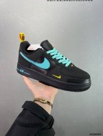 公司级Nk Air Force 1 Low ‘07 空军一号低帮经典板鞋 毒液液态金属白黑 If1686-101 大厂出品 同步官方全新版本 不规则波浪大底咬花