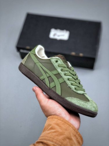 220支持放店 亚瑟士/鬼冢虎 Onitsuka Tiger Tokuten复古跑鞋街拍潮鞋低帮板鞋经典款德训中性复古运动鞋 货号1183C339.-301 尺