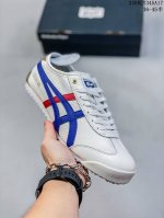 皮面 asics 亚瑟士 原档案数据开发楦型纸版，采用二皮革鞋面，超国标含胶率耐磨耐弯折rb大底日产经典老牌-鬼塚虎 Onitsuka Tiger Mexico