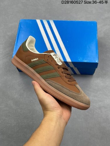 真标Adidas Originals Wb pony Samba Vegan 阿迪达斯 桑巴舞系列绅士德训足球风百搭休闲运动板鞋 贷号:Ih3262 尺码:36