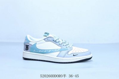 乔丹Air Jordan 1 Low Aj1 乔1低帮复古文化休闲运动篮球鞋 倒勾 圣罗兰 货号 Xf8698-072 520 Ddoro半 36-45