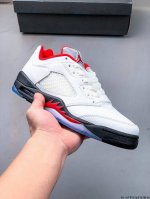 集图 公司级！Air Jordan 5 Retro Aj5 乔5 经典篮球鞋！原厂数据 最新原厂底模 原纸板楦头开发 进口头层皮料 完美鞋型匹配公司货 正确鞋舌