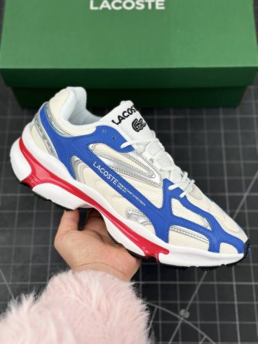 公司级lacoste法国鳄鱼 L003 2K24 清新 时尚 舒适 低帮生活休闲鞋 货号：47Sma0013 X 尺码：36-45半