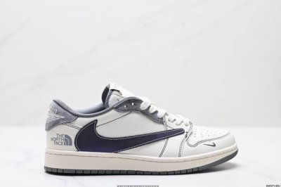 公司级Aj1倒勾Travis Scott X Air Jordan 1 ” Reverse Mocha “ Aj1乔1 Ts 闪电 联名倒钩 低帮文化篮球鞋 完