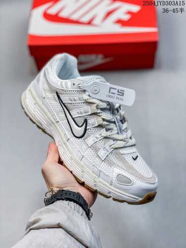 公司级Nk p-6000 系列低帮复古老爹风休闲运动舒适慢跑鞋 银灰 Cn0149-001 购入原鞋原装纸板楦头开发 独家私模四层组合大底 市场唯一正确版本 良