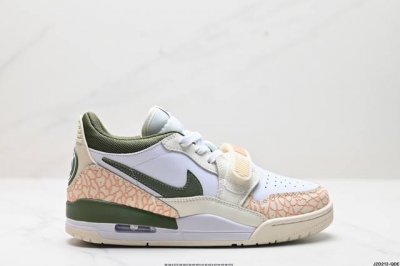 公司级耐克nike Air Jordan Legacy 312 Low”White Pine Green“乔丹最强三合一混合版本低帮文化休闲运动篮球鞋 货号:C
