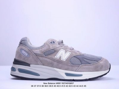 36-45半码 公司级新百伦New Balance NB Made in USA M991系列美产血统经典复古休闲运动百搭老爹跑步鞋 采用台产猪巴革及透气网眼材