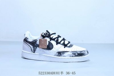 耐克 Nike Court Borough Low 2 Gs 小空军 绑带 货号 Dh2987-101 522 Aduoi半 36-45