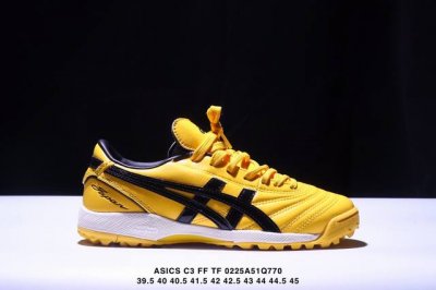 Asics亚瑟士Ds Light C3 Ff Tf袋鼠皮Ag短钉足球鞋时尚复古男士运动鞋 带半码 39-45 尺码：39-45半 Xm0225Q770