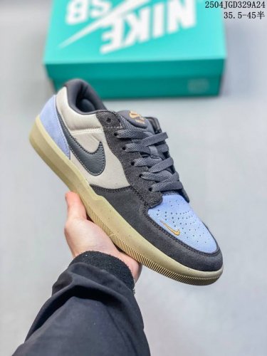 公司级半码 Nike耐克Sb Force58猪巴革校园运动滑板鞋 尺码：见图 编码：04Jgd329A24