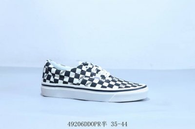 Vans Wallpaper Authentic 黑白棋盘格 有趣小狗印花休闲帆布鞋 49206Ddopr半 35-44