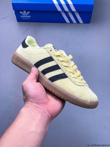 阿迪达斯三叶草Adidas Bermuda 猪巴革复古百搭休闲板鞋 0505281F23