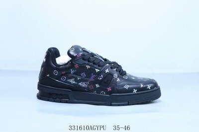 470 Lv路易威登Louis Vuitton Trainer Sneaker Low休闲运动文化百搭篮球鞋 货号 Ms-0196W 331610Agypu 3
