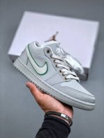 Air Jordan 1 Low Dongdan Aj1 乔1 织布灰 低帮文化休闲板鞋Ih3369 077市场唯一独家头层皮打造 原鞋原档案开发 原厂皮料 原