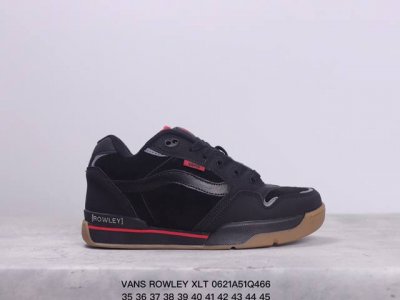 Vans 范斯官方 Rowley Xlt 减震耐磨轻便 复古滑板鞋 面包鞋 男女同款 黑白色35-45 Xm0621Q466