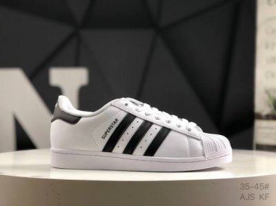 真标带半码 阿迪达斯 Adidas Superstar 三叶草经典贝壳头系列 迪奥联名 新款休闲板鞋潮流男女士运动鞋 鞋面柔软皮革材质 标志性的贝壳鞋头 锯齿三