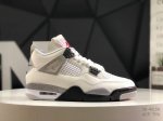 公司级带半码 Air Jordan Aj4 Retro 大厂出品 原纸板楦头开发 定制优质皮料 完美鞋型匹配公司货 正确Tpu鞋舌锁扣 最新原厂底模 大底卡色咬