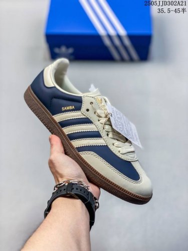 公司级阿迪达斯三叶草Adidas Originals Samba Og 桑巴舞系列绅士德训足球风百搭低帮休闲运动板鞋 货号:Jp7380 尺码:见图 编码 05