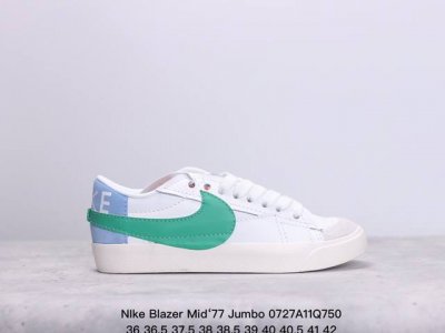 Nike Blazer Mid‘77 Jumbo 经典百搭低帮开拓者休闲运动板鞋 真硫化铝楦制作 原厂布料拼接 独家裁片完美鞋型 台湾进口软感荔枝头层皮 原盒真