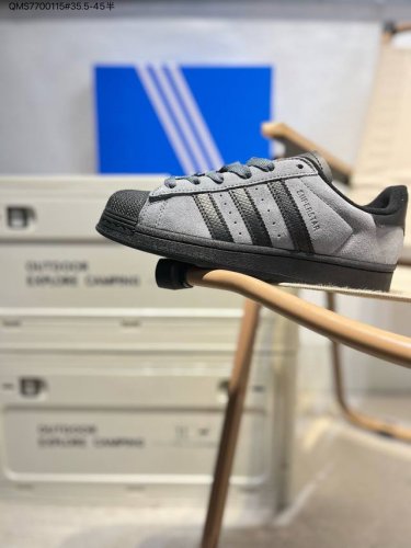 全新配色 Adidas阿迪达斯三叶草Superstar W经典贝壳头运动板鞋Jh7697 Qms7700115#35.5-45半